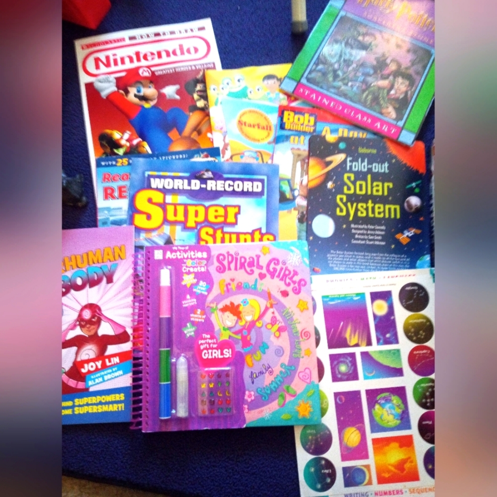 8 Different Activity Books All New